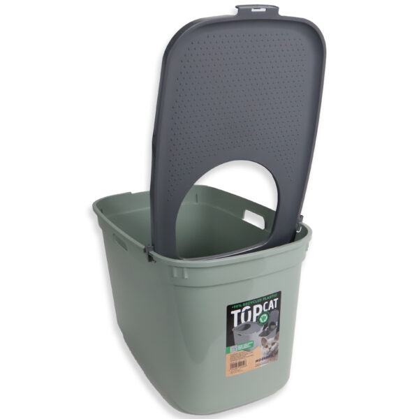 Moderna kattentoilet Top Cat, Olive/Green - Afbeelding 2