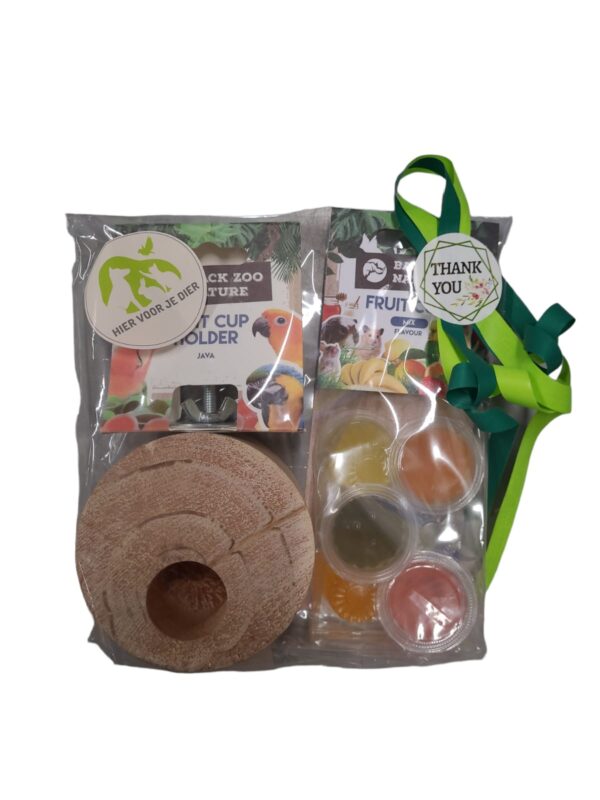 Back zoo nature - fruitkuipjes mix + fruitkuiphouder